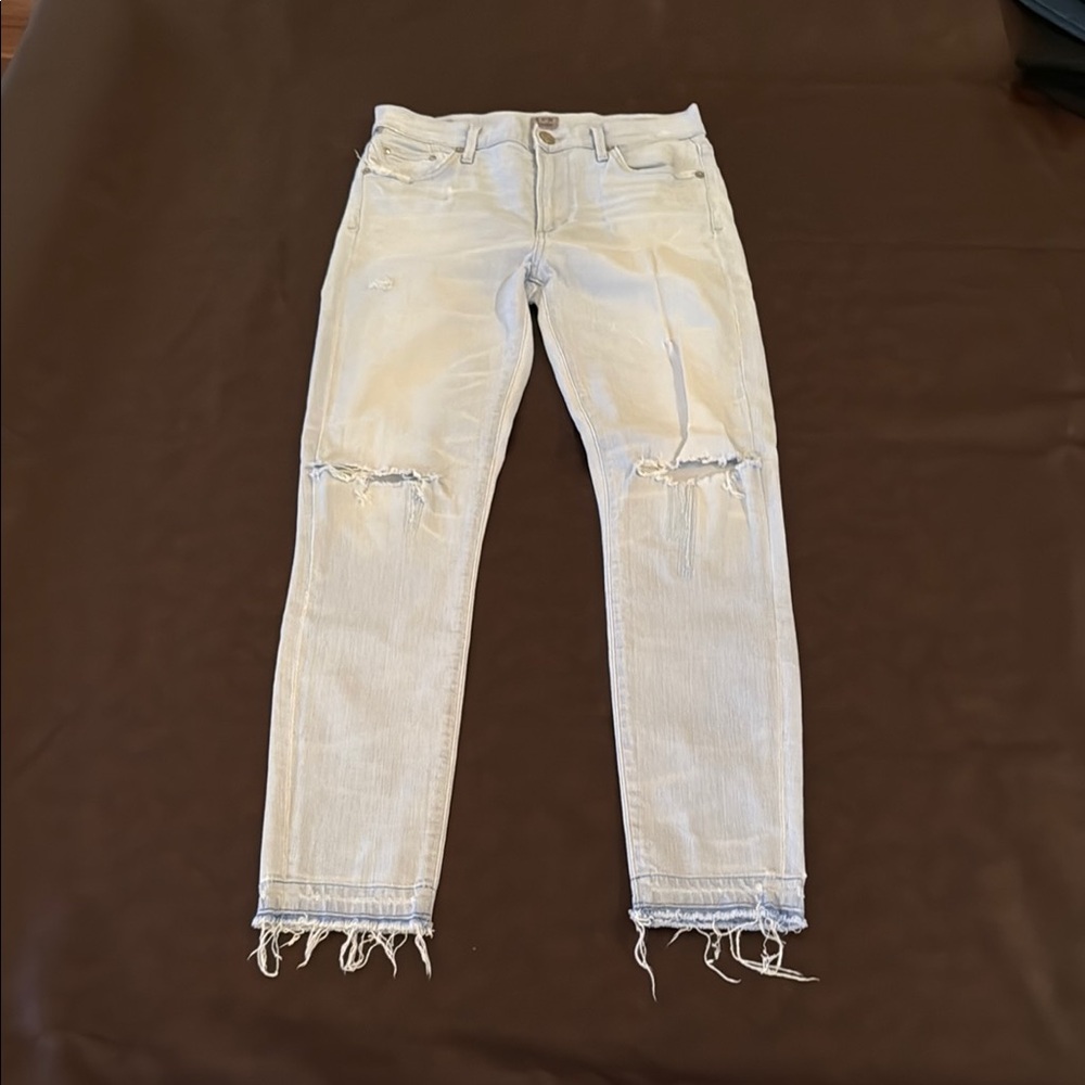 Citizens Of Humanity High Rise Jeans with Distressed Details